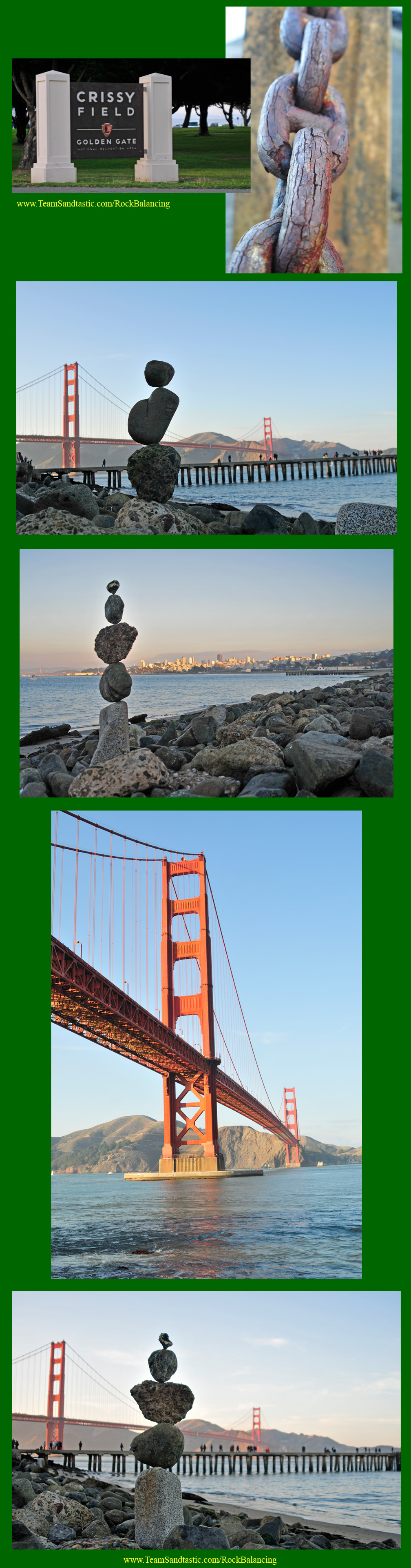 Rock Balancing at Golden Gate Bridge