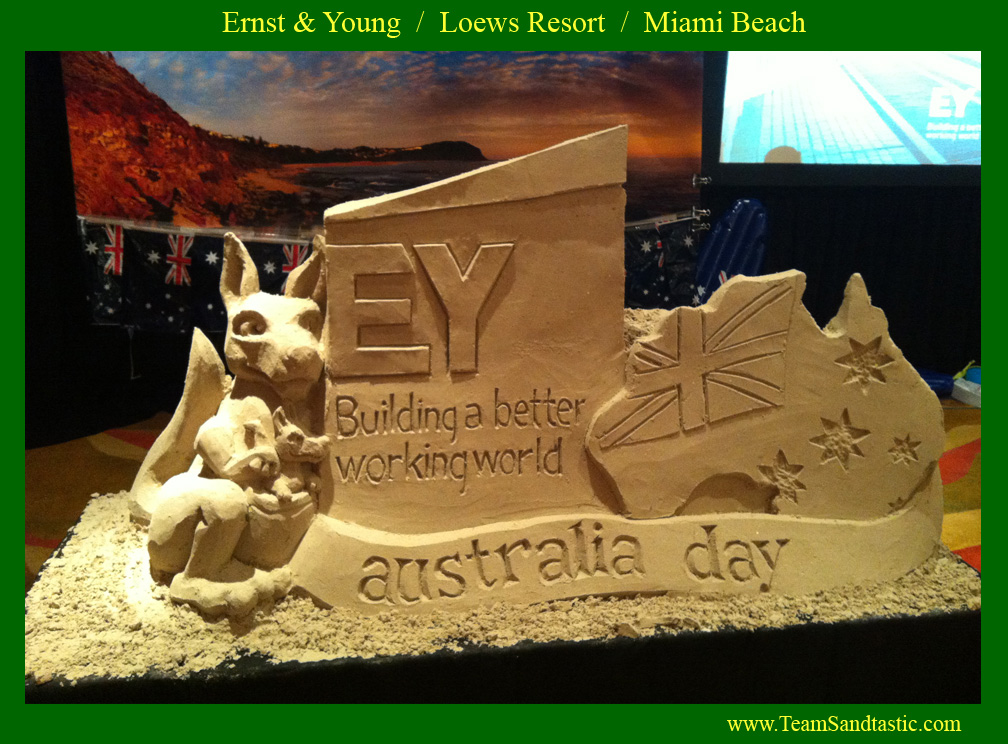 Ernst & Young Sand Sculpture