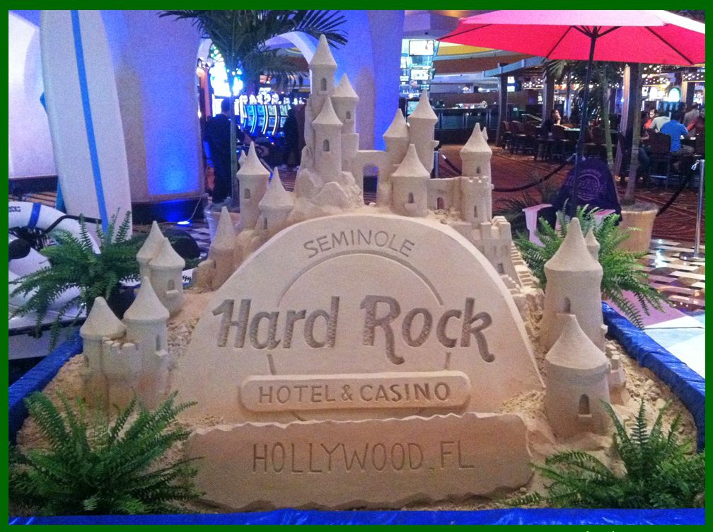 Hard Rock Casino Sand Sculpture