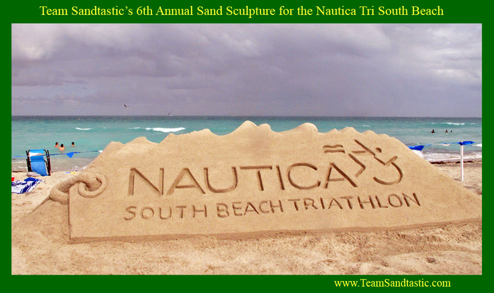 Nautica Triathlon Sand Sculpture